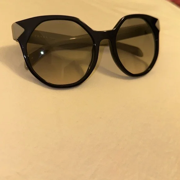Prada Dark Purple Sunglasses for Women SPR11T - Picture 3 of 15